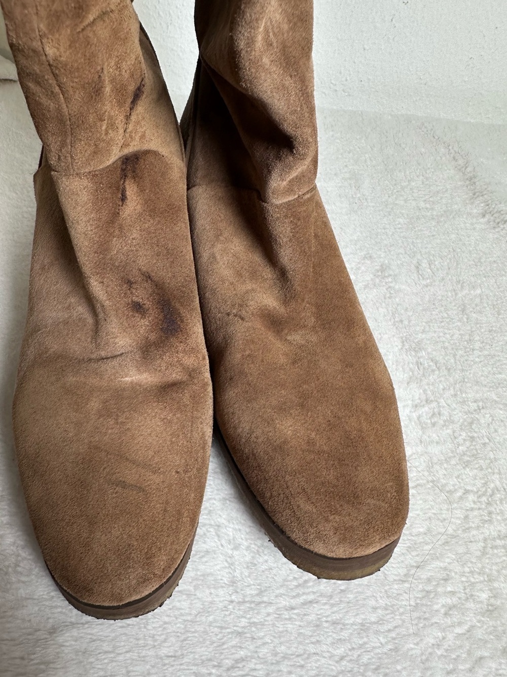 See by Chloé Jona Slouchy Cognac Suede Over-the-Knee Slouch Boots Size 39 or 8 - Picture 13 of 13
